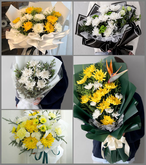 安徽淮南市凤台县毛集镇陆庄村白事花束代送